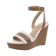 Tommy Hilfiger Womens MAROE Faux Leather Ankle strap Platform Sandals